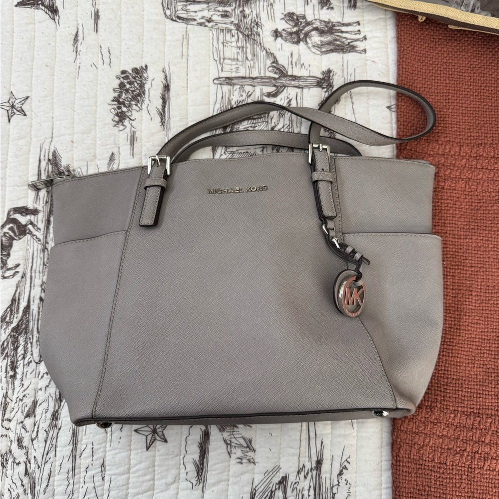 Michael Kors Taupe Tote Bag
